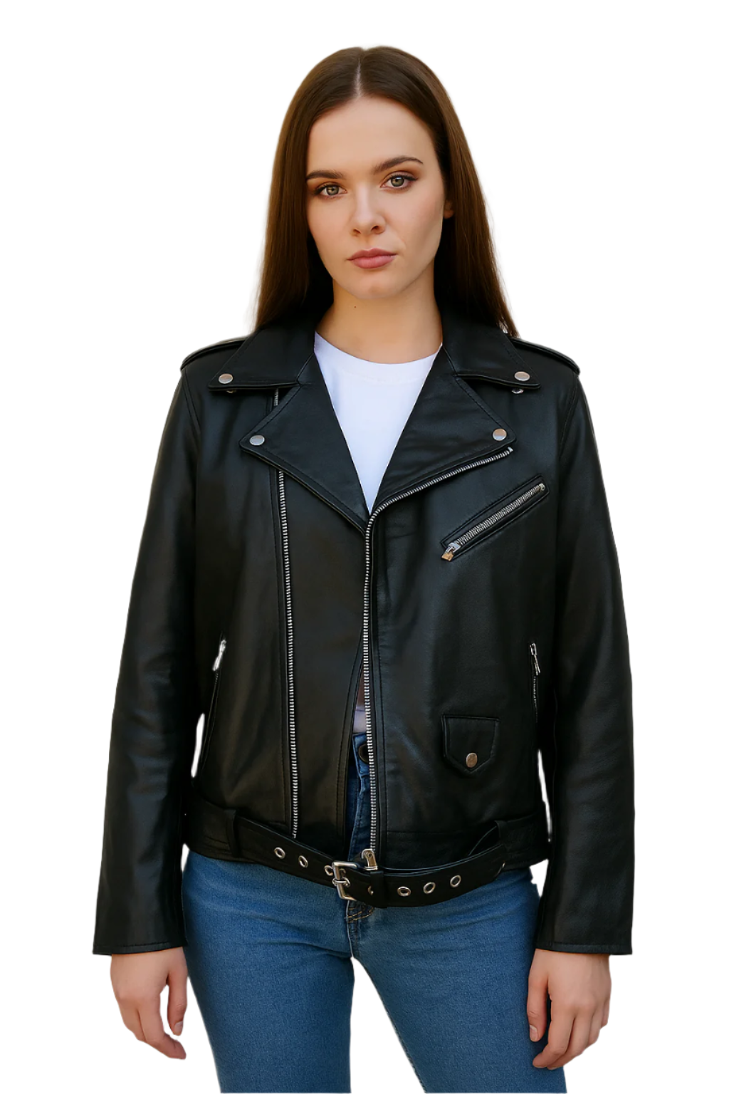 Biker Leather Jacket – Classic, Rugged, and Stylish